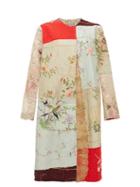 Matchesfashion.com By Walid - Tanita Embroidered Antique-silk Coat - Womens - Ivory Multi