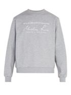 Martine Rose Embroidered Cotton Crew-neck Sweatshirt