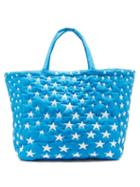 Erl - Star-quilted Tote Bag - Mens - Blue