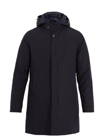 49 Winters Oxford Detachable-lining Coated-canvas Coat