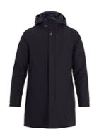 49 Winters Oxford Detachable-lining Coated-canvas Coat