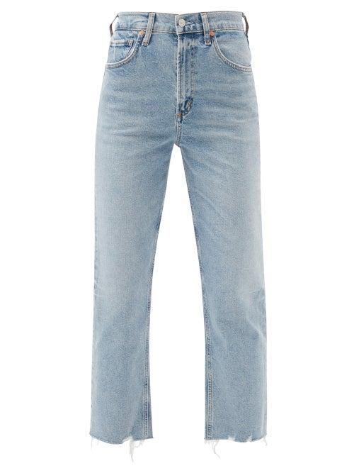 Citizens Of Humanity - Daphne High-rise Cropped Straight-leg Jeans - Womens - Blue