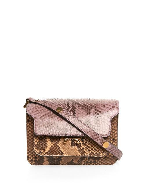 Marni Trunk Mini Python Cross-body Bag