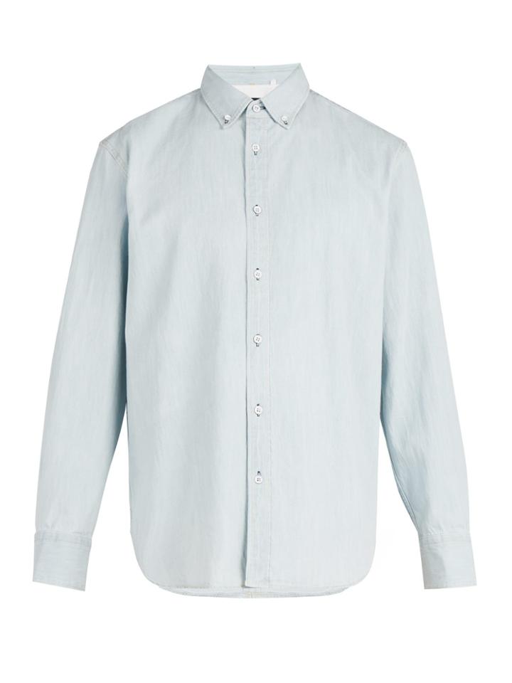 Rag & Bone Bleached Denim Shirt