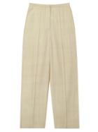 Matchesfashion.com Totme - Pine Crepe Straight-leg Trousers - Womens - Ivory