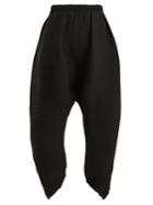 Issey Miyake Flow Cosmic Pleated Dropped-crotch Trousers