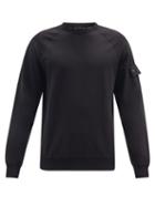 Matchesfashion.com Stone Island - Ghost Pieces Cotton-blend Jersey Sweatshirt - Mens - Black