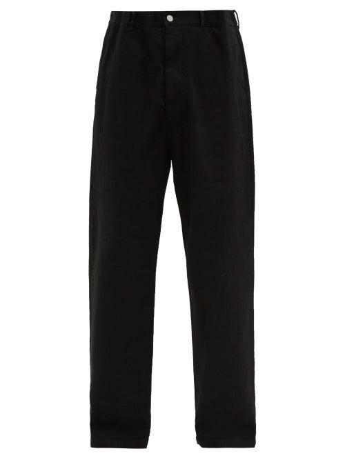 Matchesfashion.com Maison Margiela - Oversized Straight Leg Jeans - Mens - Black