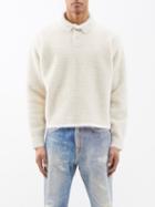 Jacquemus - Neve Fluffy-knit Polo Sweater - Mens - Off White