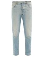 Matchesfashion.com Gucci - Stone-bleached Tapered Jeans - Mens - Light Blue