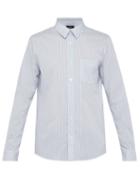 Matchesfashion.com A.p.c. - Shadow Striped Cotton Blend Shirt - Mens - White