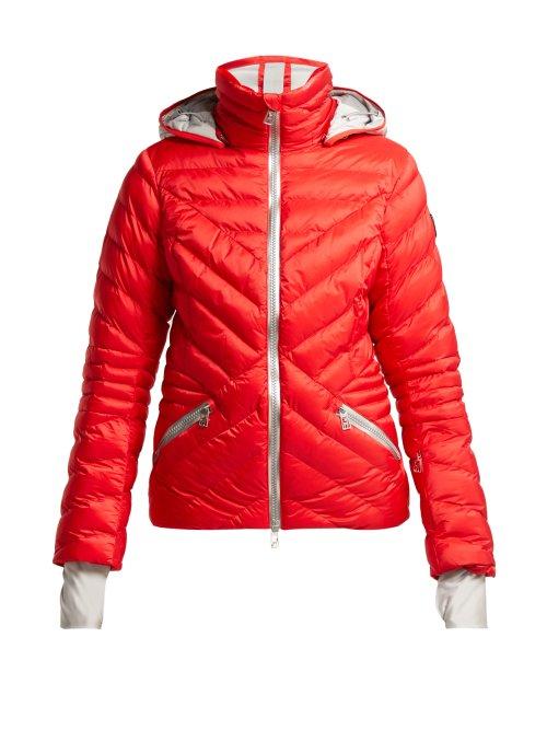 Matchesfashion.com Toni Sailer - Clementine Quilted Ski Jacket - Womens - Red