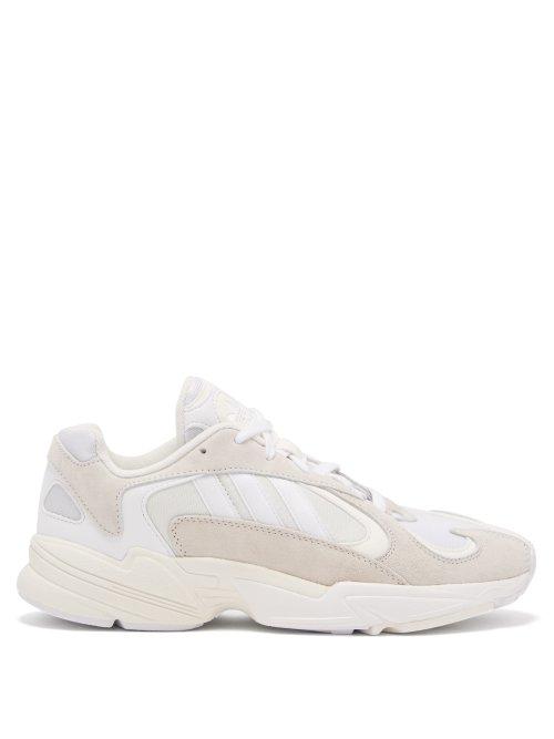 Matchesfashion.com Adidas Originals - Yung 1 Mesh And Suede Trainers - Mens - White