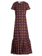 La Doublej Editions The Maiolica-print Rain Dress