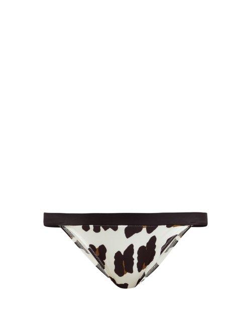Matchesfashion.com Solid & Striped - The Meghan Leopard Print Bikini Briefs - Womens - Leopard