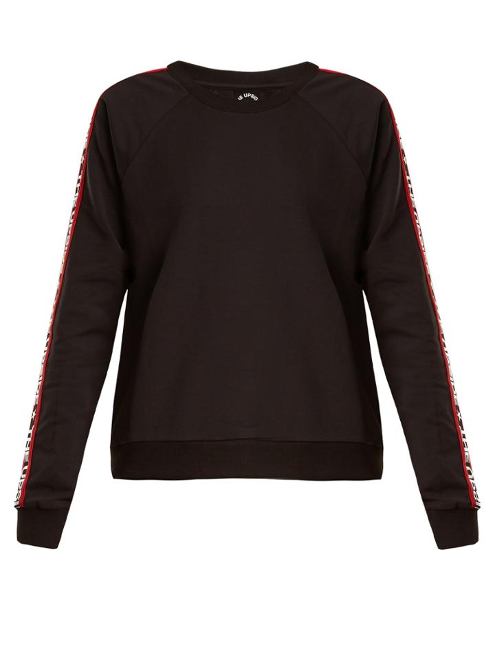 The Upside Star Bound Crew-neck Cotton-blend Sweatshirt