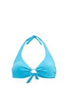 Matchesfashion.com Melissa Odabash - Brussels Underwired Halterneck Bikini Top - Womens - Blue
