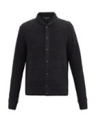 Matchesfashion.com Rag & Bone - Cardiff Shawl-collar Cotton-blend Cardigan - Mens - Dark Grey