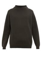 Matchesfashion.com Margaret Howell - High Neck Wool Sweater - Mens - Green