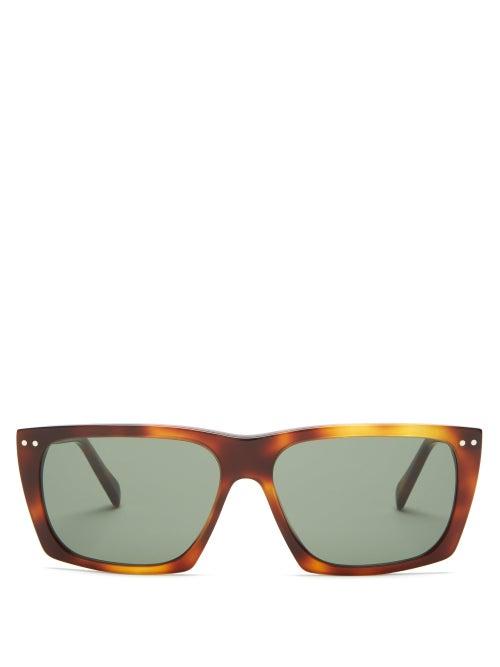 Matchesfashion.com Celine Eyewear - Square Tortoiseshell-acetate Sunglasses - Womens - Tortoiseshell
