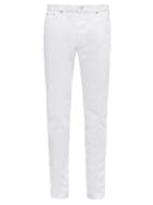 Matchesfashion.com Givenchy - Logo Taped Stretch Denim Jeans - Mens - White