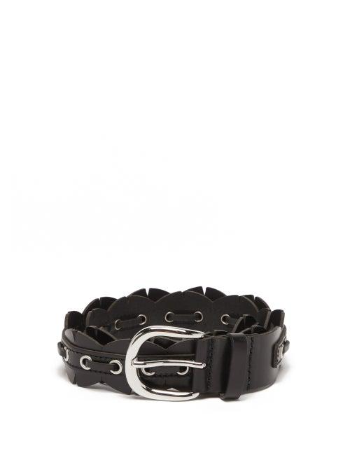 Matchesfashion.com Isabel Marant - Tany Eyelet Leather Belt - Womens - Black