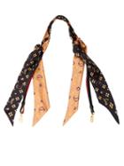 Matchesfashion.com Christian Louboutin - Artemistrap Loub Scarf Leather Bag Strap - Womens - Black Nude