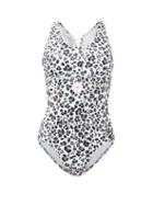 Matchesfashion.com Adidas By Stella Mccartney - Truepurpose Leopard-print Recycled-fibre Swimsuit - Womens - Animal