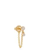 Matchesfashion.com Maria Tash - Invisible Set Diamond & 18kt Gold Single Earring - Womens - Gold