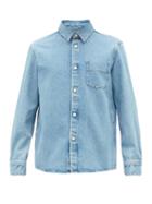 Matchesfashion.com A.p.c. - Patch-pocket Denim Shirt - Mens - Blue