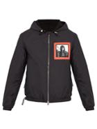 Givenchy Portrait-appliqu Lightweight Hooded Jacket