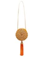 Wai Wai Balaio Tasselled Woven-rattan Bag