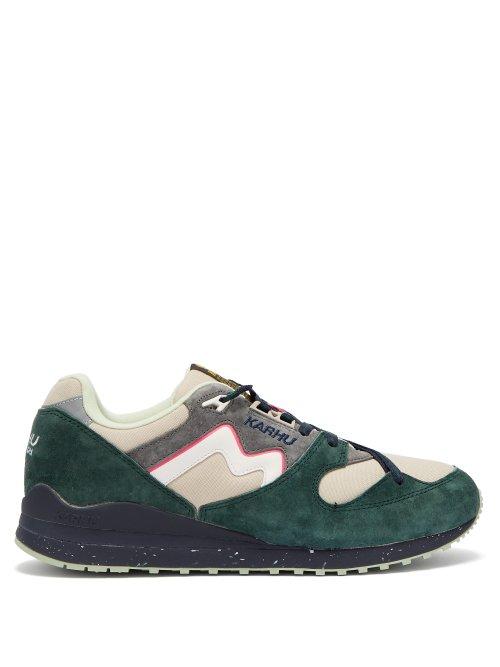 Matchesfashion.com Karhu - Synchron Suede Low Top Trainers - Mens - Grey Multi