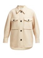 Matchesfashion.com Isabel Marant Toile - Garvey Oversized Wool Coat - Womens - Ivory