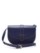 Matchesfashion.com A.p.c. - Eloise Leather Saddle Bag - Womens - Navy