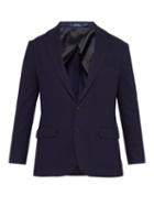 Matchesfashion.com Polo Ralph Lauren - Morgan Single Breasted Cotton Piqu Blazer - Mens - Navy