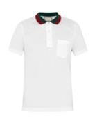 Gucci Stretch-cotton Polo Shirt
