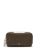 Matchesfashion.com Issimo X Anya Hindmarch - Viaggio Buongiorno Canvas Make-up Pouch - Womens - Khaki
