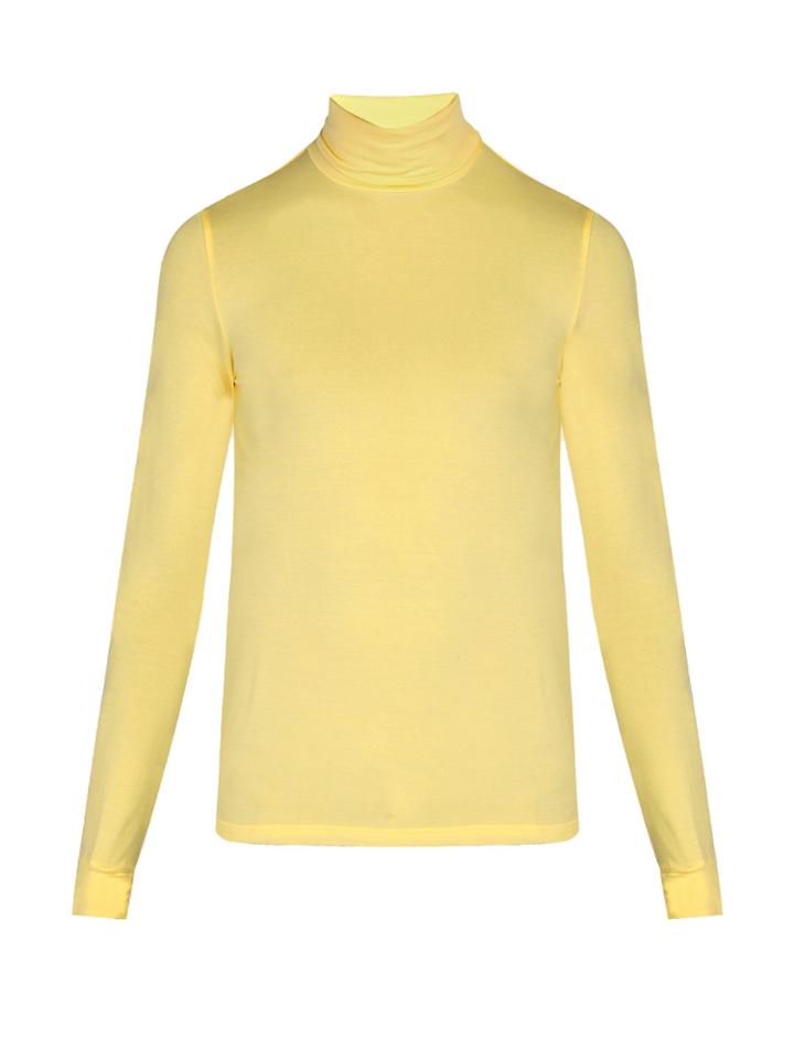 Raf Simons Classic Stretch-jersey Roll-neck Top