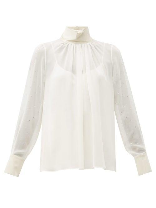 Matchesfashion.com Max Mara - Aia Blouse - Womens - Ivory