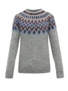 Matchesfashion.com Howlin' - Future Fantasy Wool Sweater - Mens - Grey Multi