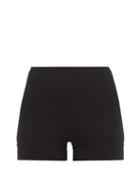 Matchesfashion.com Wone - High Rise Performance Shorts - Womens - Black
