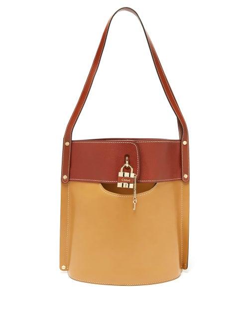 Matchesfashion.com Chlo - Aby Large Leather Bucket Bag - Womens - Brown