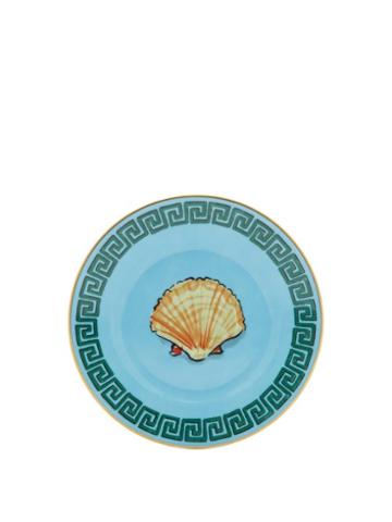 Matchesfashion.com Richard Ginori - X Luke Edward Hall Shell Porcelain Side Plate - Blue Print
