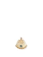 Ladies Fine Jewellery Dezso - Tourmaline, Quartz & 18kt Gold Necklace Pendant - Womens - Yellow Multi