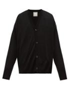 Matchesfashion.com Wooyoungmi - Oversize Four Button Wool Cardigan - Mens - Black