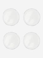 Feldspar - Set Of Four Painted-rim Fine China Side Plates - Blue White