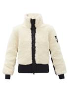 Matchesfashion.com Toni Sailer - Rika Wool-blend Faux-shearling Jacket - Womens - Cream