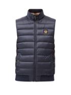 Matchesfashion.com Belstaff - Circuit Logo-patch Quilted Down Gilet - Mens - Navy