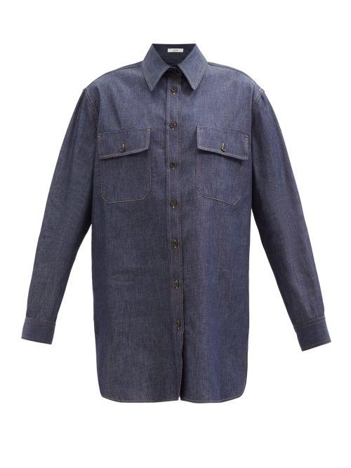 The Row - Vivienne Denim Shirt - Womens - Denim